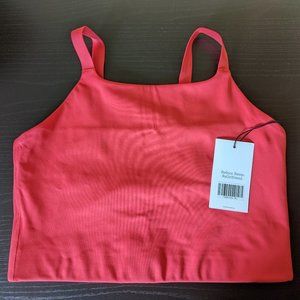 girlfriend collective Mia High Neck Bra in Lollipop